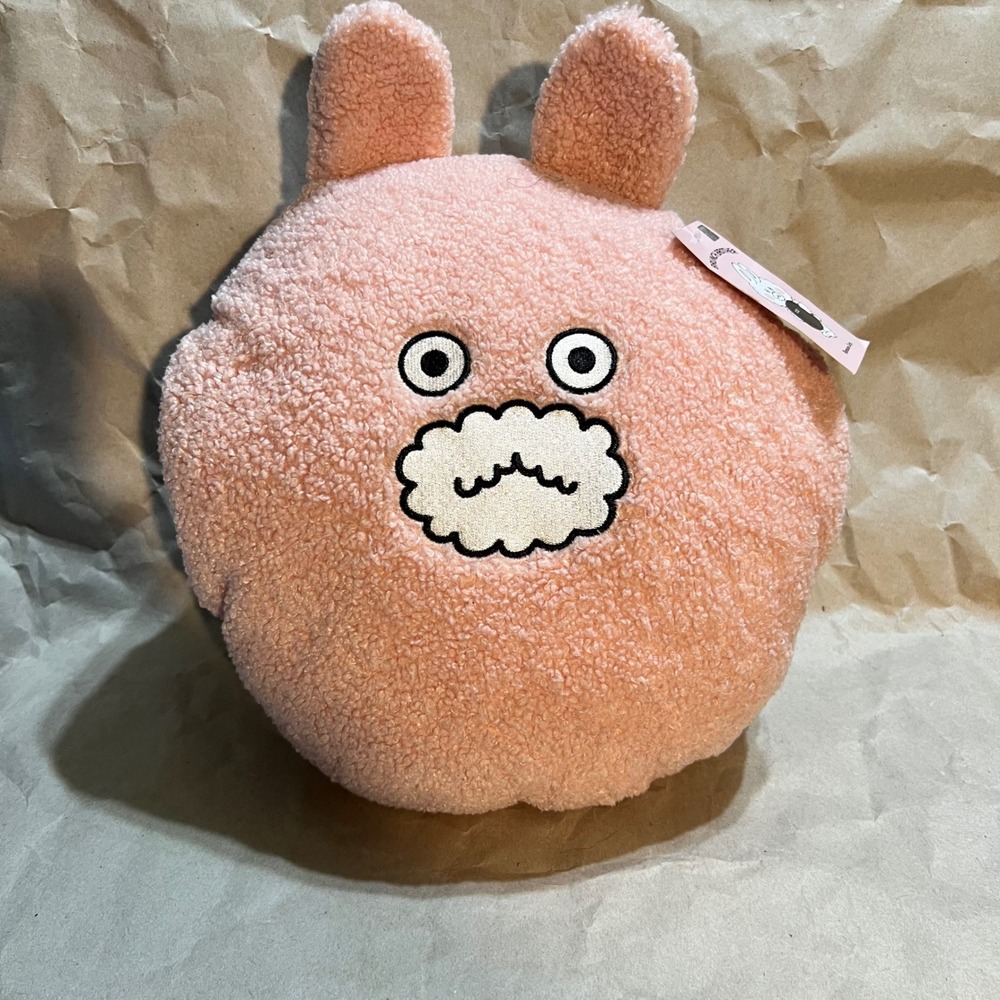Brunch‎ Brother Bunny Plush Peach Pink Sherpa Romane Corp Kawaii Pocket Back